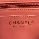 シャネル CHANEL ミニマトラッセ18 A35200 ピンク ゴールド金具 ラムスキン レディース ショルダーバッグ