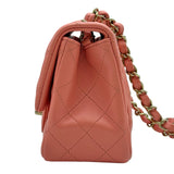 シャネル CHANEL ミニマトラッセ18 A35200 ピンク ゴールド金具 ラムスキン レディース ショルダーバッグ