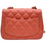 シャネル CHANEL ミニマトラッセ18 A35200 ピンク ゴールド金具 ラムスキン レディース ショルダーバッグ