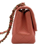 シャネル CHANEL ミニマトラッセ18 A35200 ピンク ゴールド金具 ラムスキン レディース ショルダーバッグ