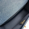 シャネル CHANEL スモール メッセンジャー バッグ AS4850 ブルー ゴールド金具 デニム レディース ショルダーバッグ