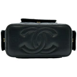 シャネル CHANEL マトラッセ トップハンドル2WAYバニティ AP3017 ブラック ゴールド金具 キャビアスキン レディース ショルダーバッグ