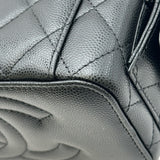 シャネル CHANEL マトラッセ トップハンドル2WAYバニティ AP3017 ブラック ゴールド金具 キャビアスキン レディース ショルダーバッグ