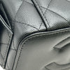 シャネル CHANEL マトラッセ トップハンドル2WAYバニティ AP3017 ブラック ゴールド金具 キャビアスキン レディース ショルダーバッグ