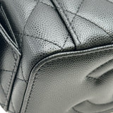 シャネル CHANEL マトラッセ トップハンドル2WAYバニティ AP3017 ブラック ゴールド金具 キャビアスキン レディース ショルダーバッグ