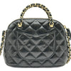 シャネル CHANEL マトラッセチェーンハンドルショルダー AP3354 ブラック ゴールド金具 シャイニーラムスキン レディース ショルダーバッグ