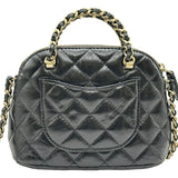 シャネル CHANEL マトラッセチェーンハンドルショルダー AP3354 ブラック ゴールド金具 シャイニーラムスキン レディース ショルダーバッグ