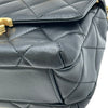 シャネル CHANEL マトラッセ ロゴチャームチェーンショルダー AS4986 ブラック ゴールド金具 ラムスキン レディース ショルダーバッグ