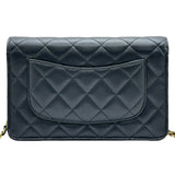 シャネル CHANEL マトラッセチェーンウォレット AP0250 ブラック ゴールド金具 ラムスキン レディース ショルダーバッグ