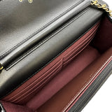 シャネル CHANEL マトラッセチェーンウォレット AP0250 ブラック ゴールド金具 ラムスキン レディース ショルダーバッグ