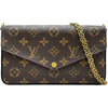 ルイ・ヴィトン LOUIS VUITTON ポシェット・フェリシー M81896 ブラウン モノグラム・キャンバス レディース ショルダーバッグ