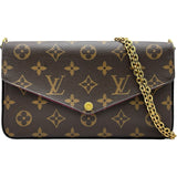 ルイ・ヴィトン LOUIS VUITTON ポシェット・フェリシー M81896 ブラウン モノグラム・キャンバス レディース ショルダーバッグ