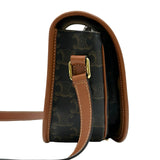 セリーヌ CELINE ミディアムフォルコバッグ 191502 ダークブラウン/タン トリオンフキャンバス　 レディース ショルダーバッグ