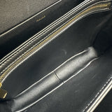 セリーヌ CELINE クラシックトリオンフショルダーバッグ ブラック ゴールド金具 シャイニーラムスキン レディース ショルダーバッグ
