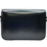 セリーヌ CELINE クラシックトリオンフショルダーバッグ ブラック ゴールド金具 シャイニーラムスキン レディース ショルダーバッグ