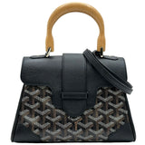 ゴヤール GOYARD サイゴンミニ ブラック コーティングキャンバス レディース ショルダーバッグ
