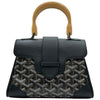 ゴヤール GOYARD サイゴンミニ ブラック コーティングキャンバス レディース ショルダーバッグ