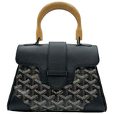 ゴヤール GOYARD サイゴンミニ ブラック コーティングキャンバス レディース ショルダーバッグ