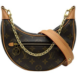 ルイ・ヴィトン LOUIS VUITTON ループ M81098 ブラウン モノグラム・キャンバス レディース ショルダーバッグ