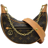 ルイ・ヴィトン LOUIS VUITTON ループ M81098 ブラウン モノグラム・キャンバス レディース ショルダーバッグ