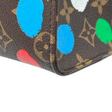 ルイ・ヴィトン LOUIS VUITTON オンザゴーPM 草間彌生コラボ M46380 ブラウン モノグラム・ペインテッドドット レディース ショルダーバッグ