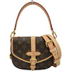ルイ・ヴィトン LOUIS VUITTON ソミュールBB M46740 ブラウン モノグラムキャンバス レディース ショルダーバッグ