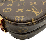 ルイ・ヴィトン LOUIS VUITTON ソミュールBB M46740 ブラウン モノグラムキャンバス レディース ショルダーバッグ