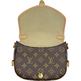 ルイ・ヴィトン LOUIS VUITTON ソミュールBB M46740 ブラウン モノグラムキャンバス レディース ショルダーバッグ