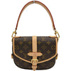 ルイ・ヴィトン LOUIS VUITTON ソミュールBB M46740 ブラウン モノグラムキャンバス レディース ショルダーバッグ