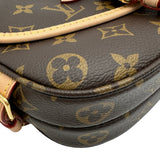 ルイ・ヴィトン LOUIS VUITTON ソミュールBB M46740 ブラウン モノグラムキャンバス レディース ショルダーバッグ