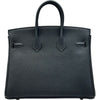エルメス HERMES バーキン25 ブラック シルバー金具 トゴ レディース ハンドバッグ