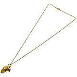 ミキモト MIKIMOTO ドングリモチーフネックレス ゴールド K18 シトリン ベビーパール ジュエリー