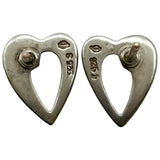 ジョージジェンセン GEORG JENSEN アーティスト・ハート ピアス シルバー 925 ジュエリー