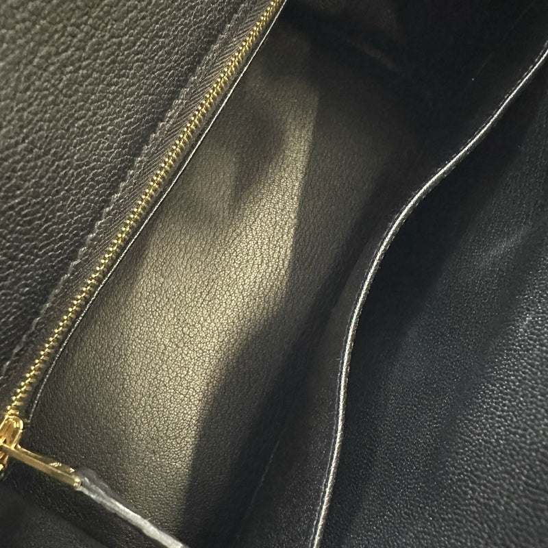 エルメス HERMES バーキン25 Z刻印 ブラック ゴールド金具 トゴ