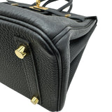 エルメス HERMES バーキン25 Z刻印 ブラック ゴールド金具 トゴ レディース ハンドバッグ