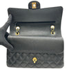 シャネル CHANEL マトラッセ25 A01112 30番台 ブラック ゴールド金具 キャビアスキン レディース ショルダーバッグ