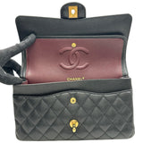 シャネル CHANEL マトラッセ25 A01112 30番台 ブラック ゴールド金具 キャビアスキン レディース ショルダーバッグ