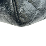 シャネル CHANEL マトラッセ25 A01112 30番台 ブラック ゴールド金具 キャビアスキン レディース ショルダーバッグ