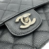 シャネル CHANEL マトラッセ25 A01112 19番台 ブラック シルバー金具 キャビアスキン レディース ショルダーバッグ