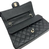 シャネル CHANEL マトラッセ25 A01112 19番台 ブラック シルバー金具 キャビアスキン レディース ショルダーバッグ