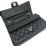シャネル CHANEL マトラッセ25 A01112 19番台 ブラック シルバー金具 キャビアスキン レディース ショルダーバッグ