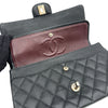 シャネル CHANEL マトラッセ25 A01112 19番台 ブラック シルバー金具 キャビアスキン レディース ショルダーバッグ