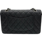 シャネル CHANEL マトラッセ25 A01112 19番台 ブラック シルバー金具 キャビアスキン レディース ショルダーバッグ