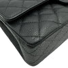 シャネル CHANEL マトラッセ25 A01112 19番台 ブラック シルバー金具 キャビアスキン レディース ショルダーバッグ