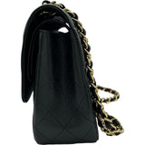 シャネル CHANEL デカマトラッセ30 A58600 23番台 ブラック ゴールド金具 キャビアスキン レディース ショルダーバッグ