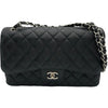 シャネル CHANEL デカマトラッセ30 A58600 17番台 ブラック シルバー金具 キャビアスキン レディース ショルダーバッグ