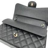 シャネル CHANEL デカマトラッセ30 A58600 17番台 ブラック シルバー金具 キャビアスキン レディース ショルダーバッグ