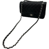 シャネル CHANEL デカマトラッセ30 A58600 17番台 ブラック シルバー金具 キャビアスキン レディース ショルダーバッグ