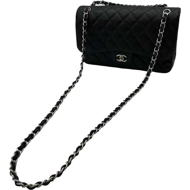 シャネル CHANEL デカマトラッセ30 A58600 17番台 ブラック シルバー