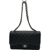 シャネル CHANEL デカマトラッセ30 A58600 17番台 ブラック シルバー金具 キャビアスキン レディース ショルダーバッグ